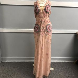 Blush sequin dress